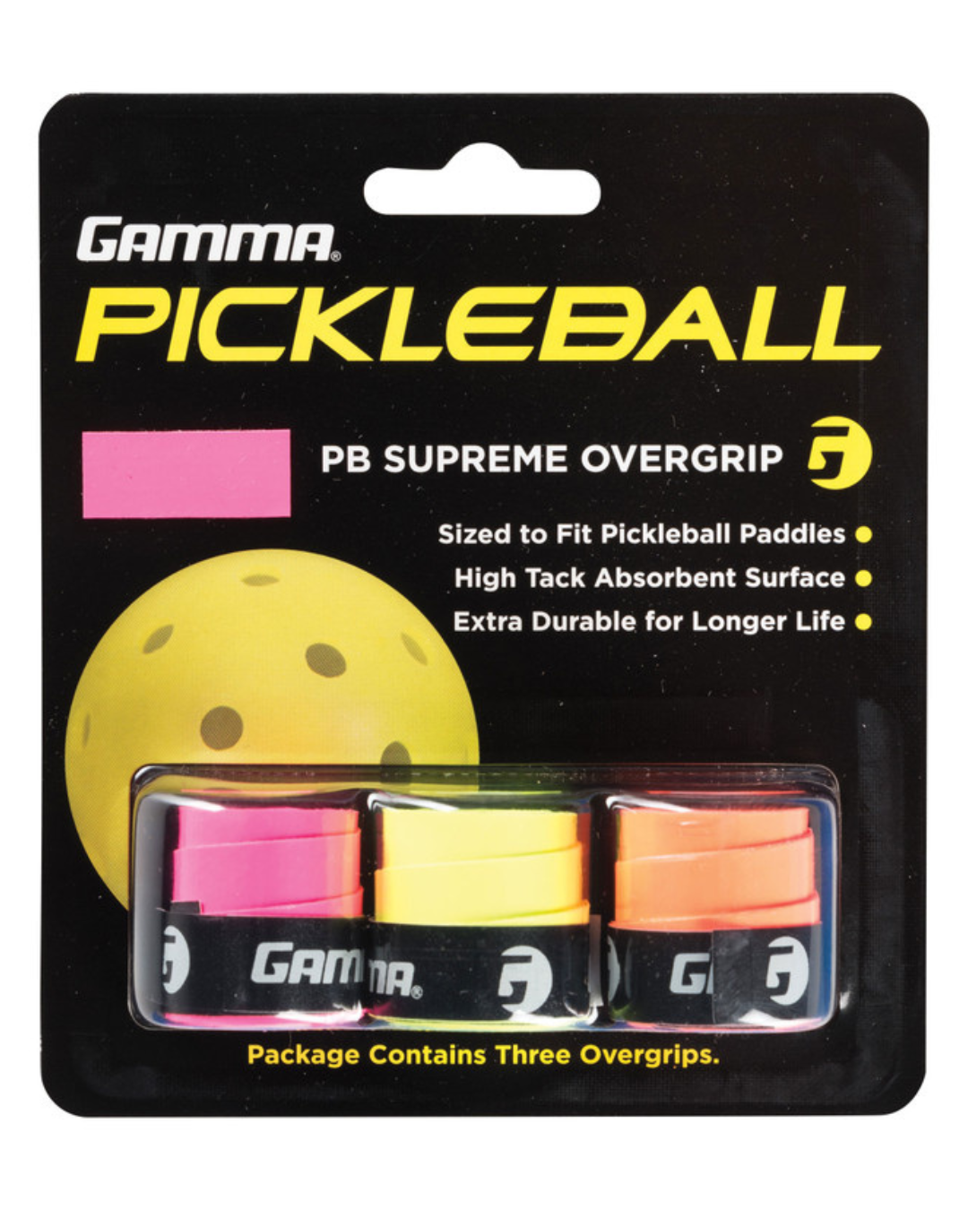 GAMMA Supreme Overgrip 3pk